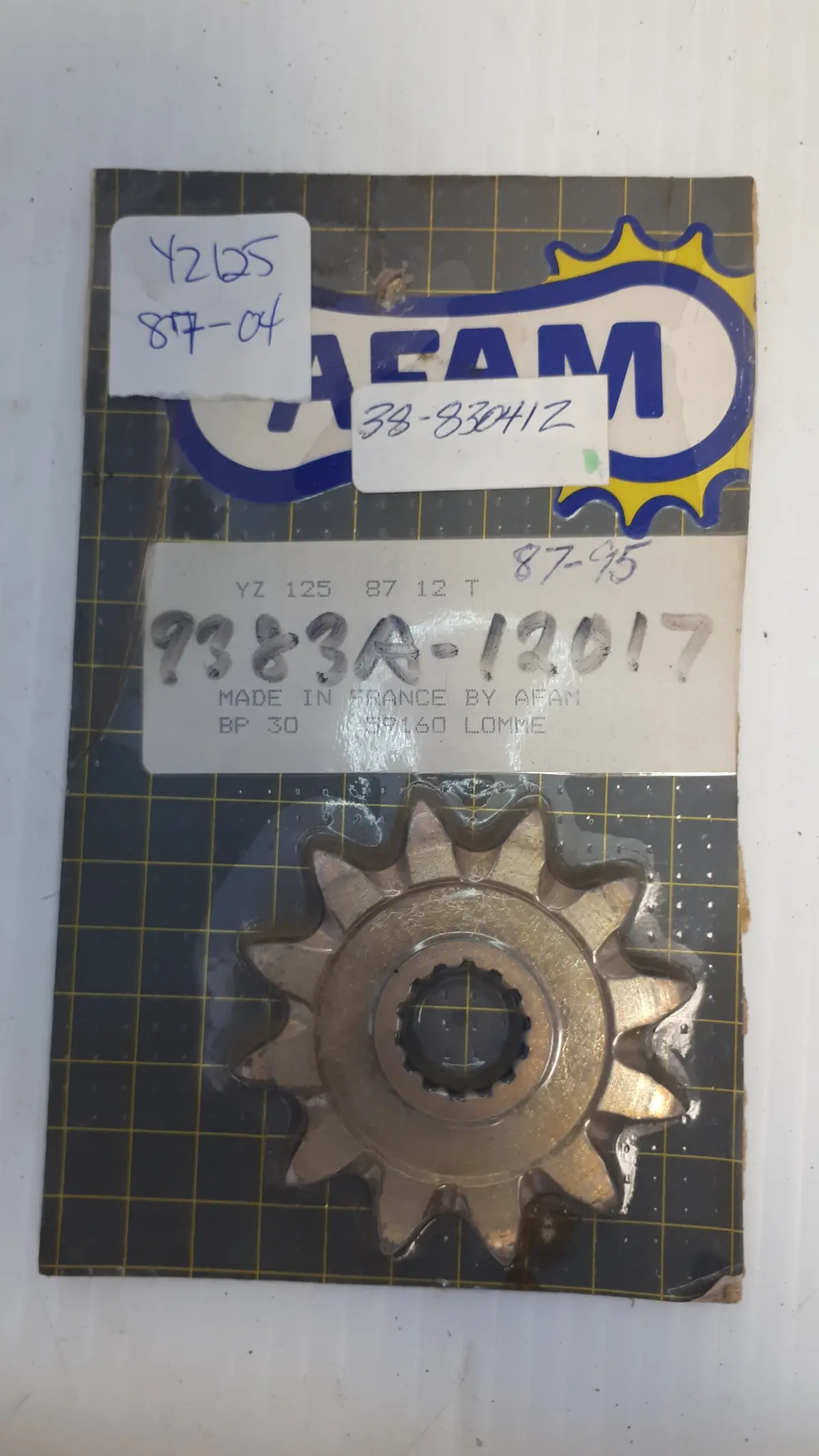 Yz 125 Front Sprocket 12T Afam 1987-2004 1