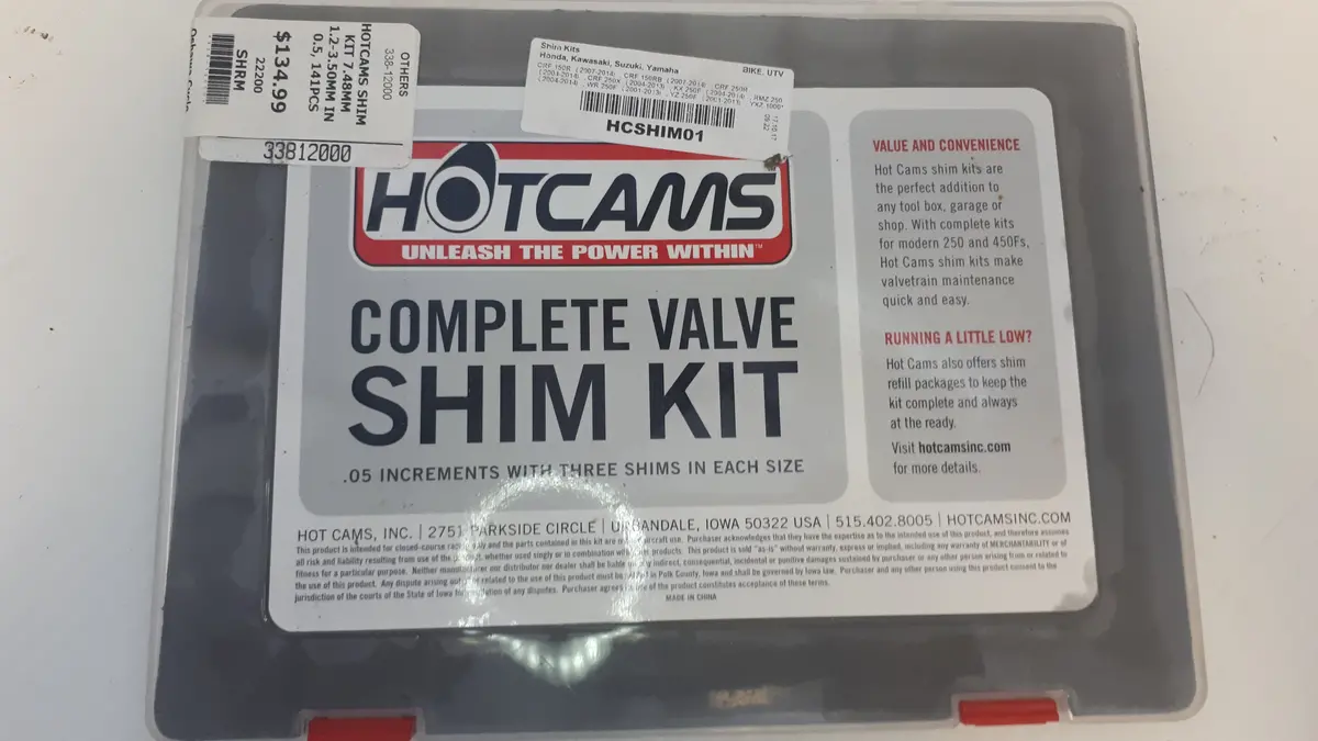 Hotcams Valve Shim Kit 1