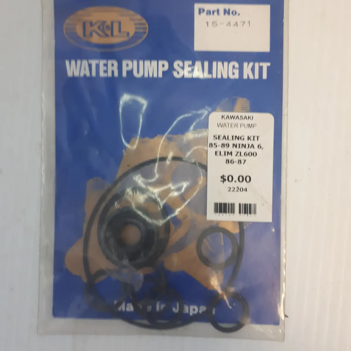 Water Pump Seal Kit Zl600 Ninja600 1