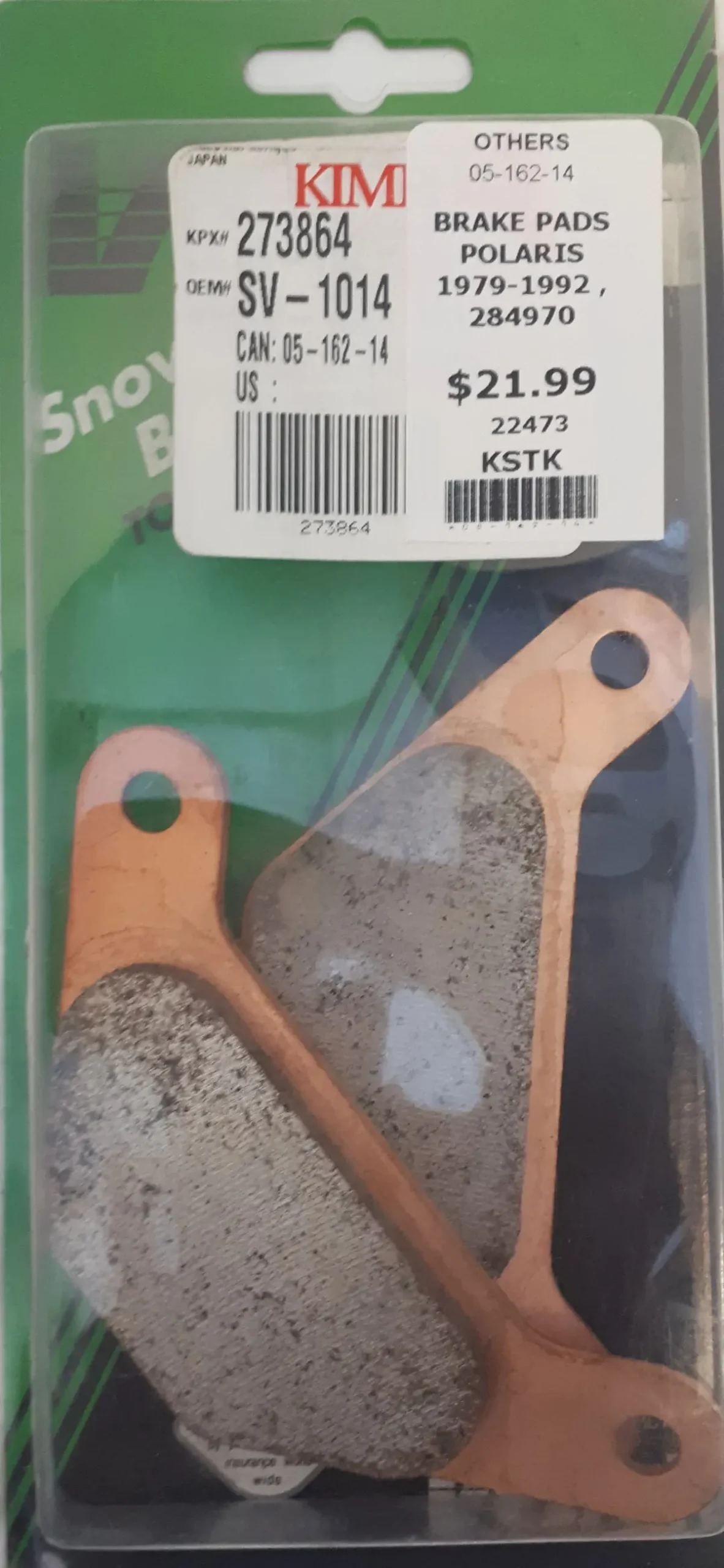 Polaris Indy Rxl Brake Pads 1