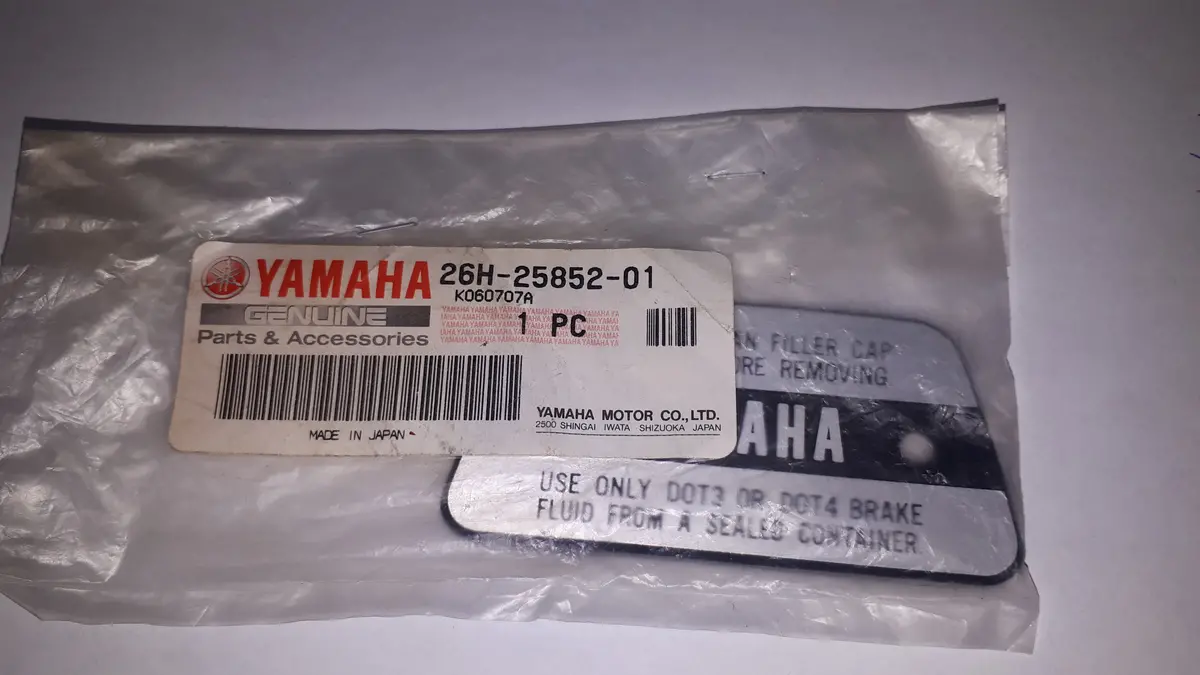 Xvz Master Cylinder Cap 1