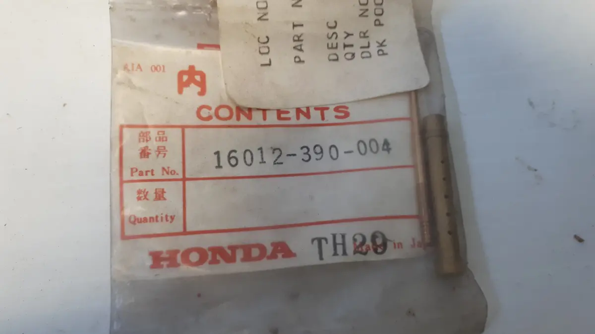 1977 Cb550f Needle Set,  Jet 1