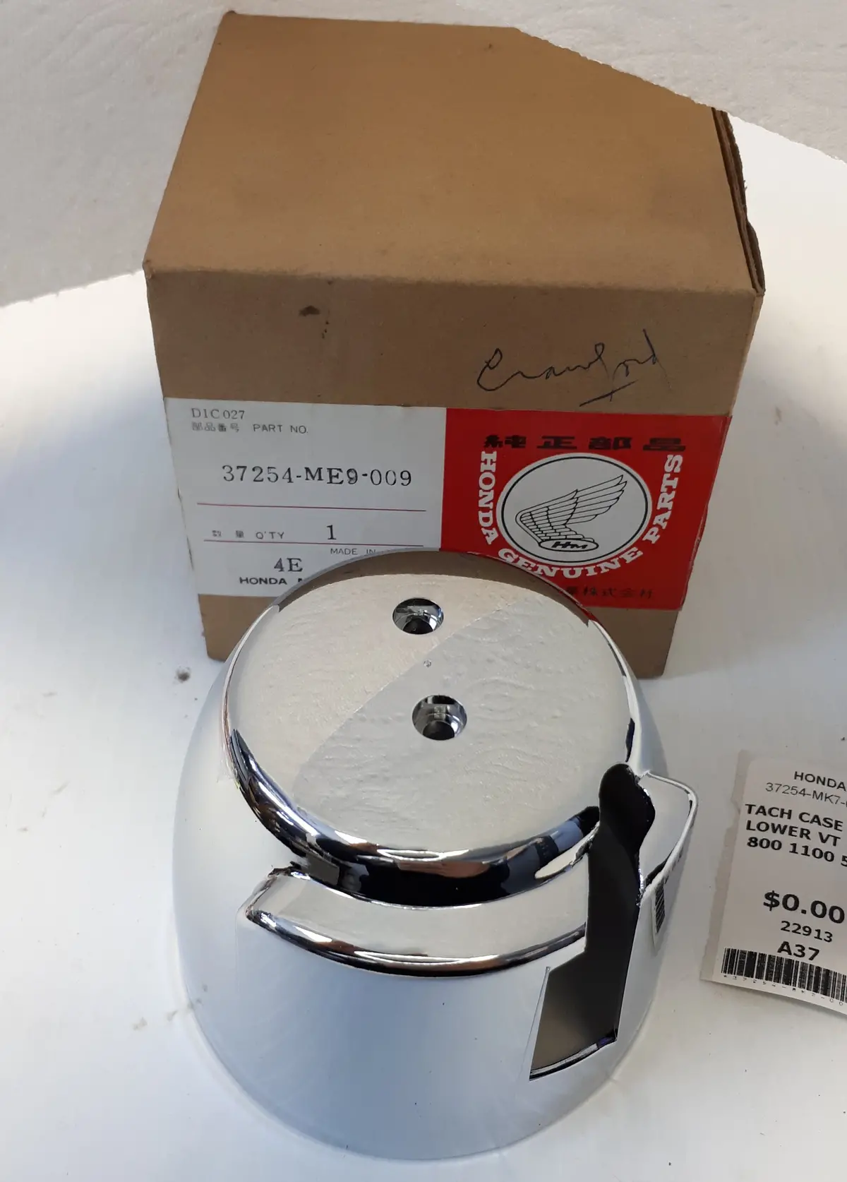Honda Shadow Tach Cover 1