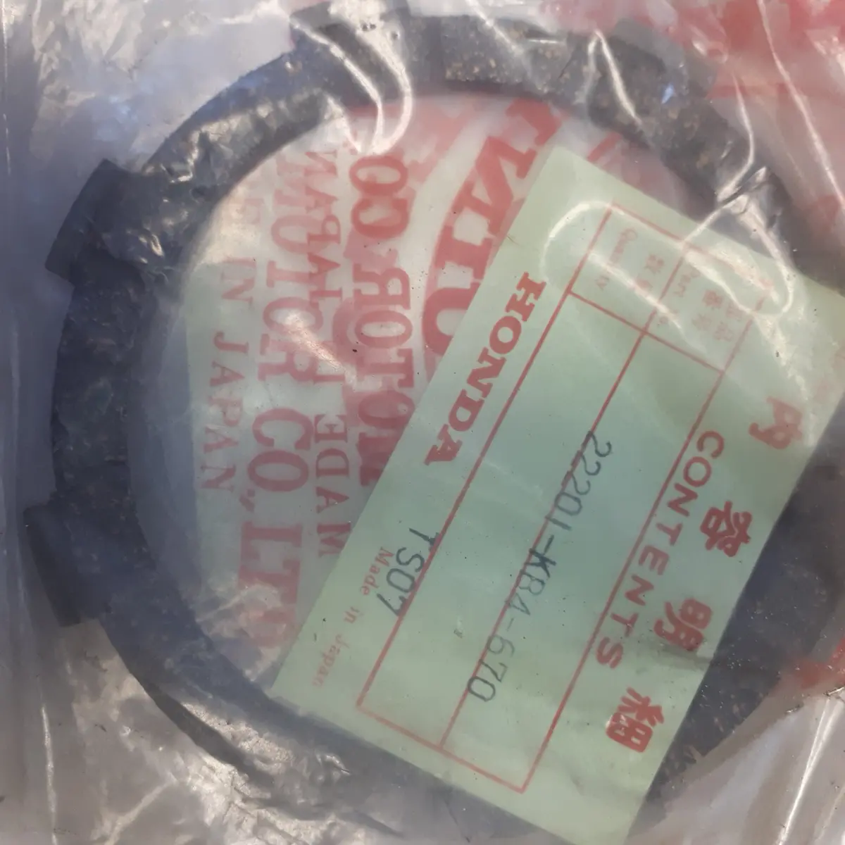Honda Clutch Plates 1