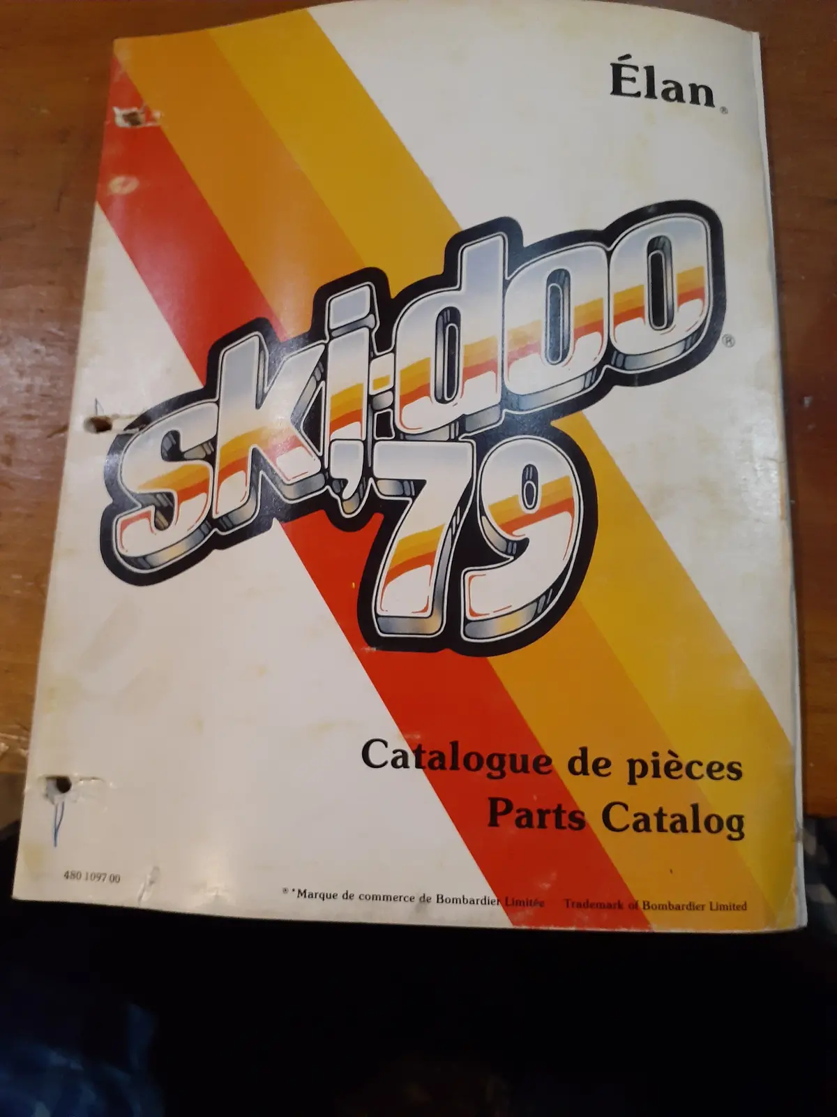 1979 Skidoo Elan Parts Catalog 1