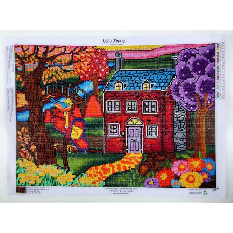 Diamond Painting - The Red Country House 1