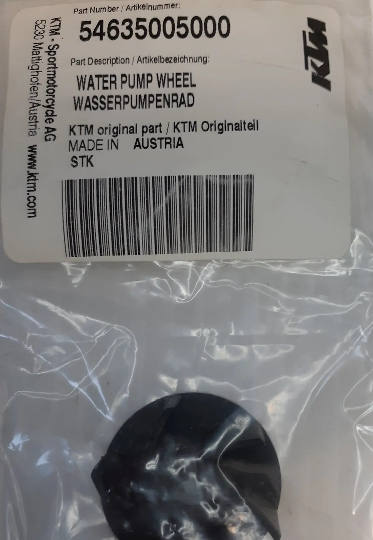 Ktm Water Pump Wheel 1