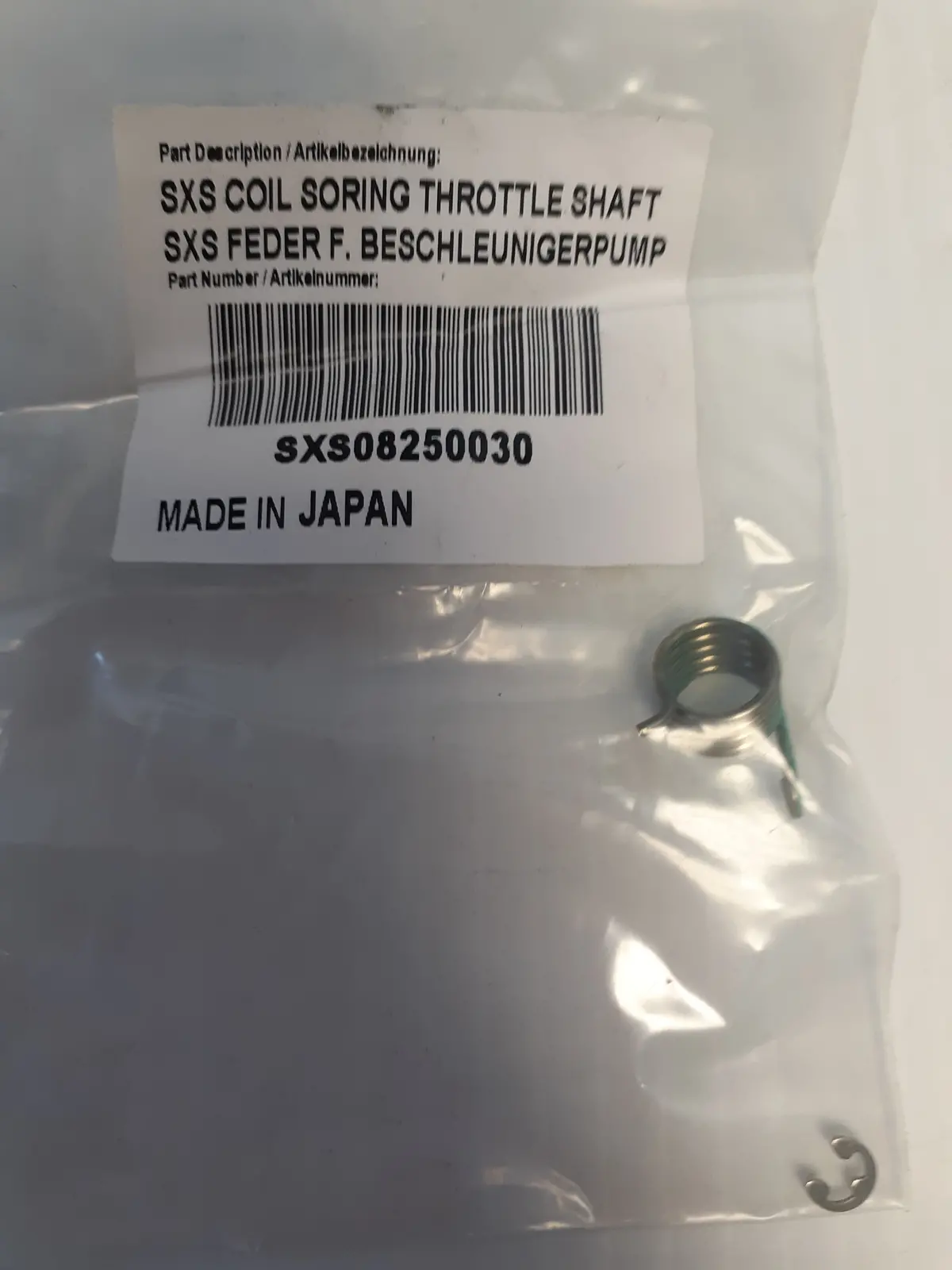 Ktm Acceleration Pump Spring 1