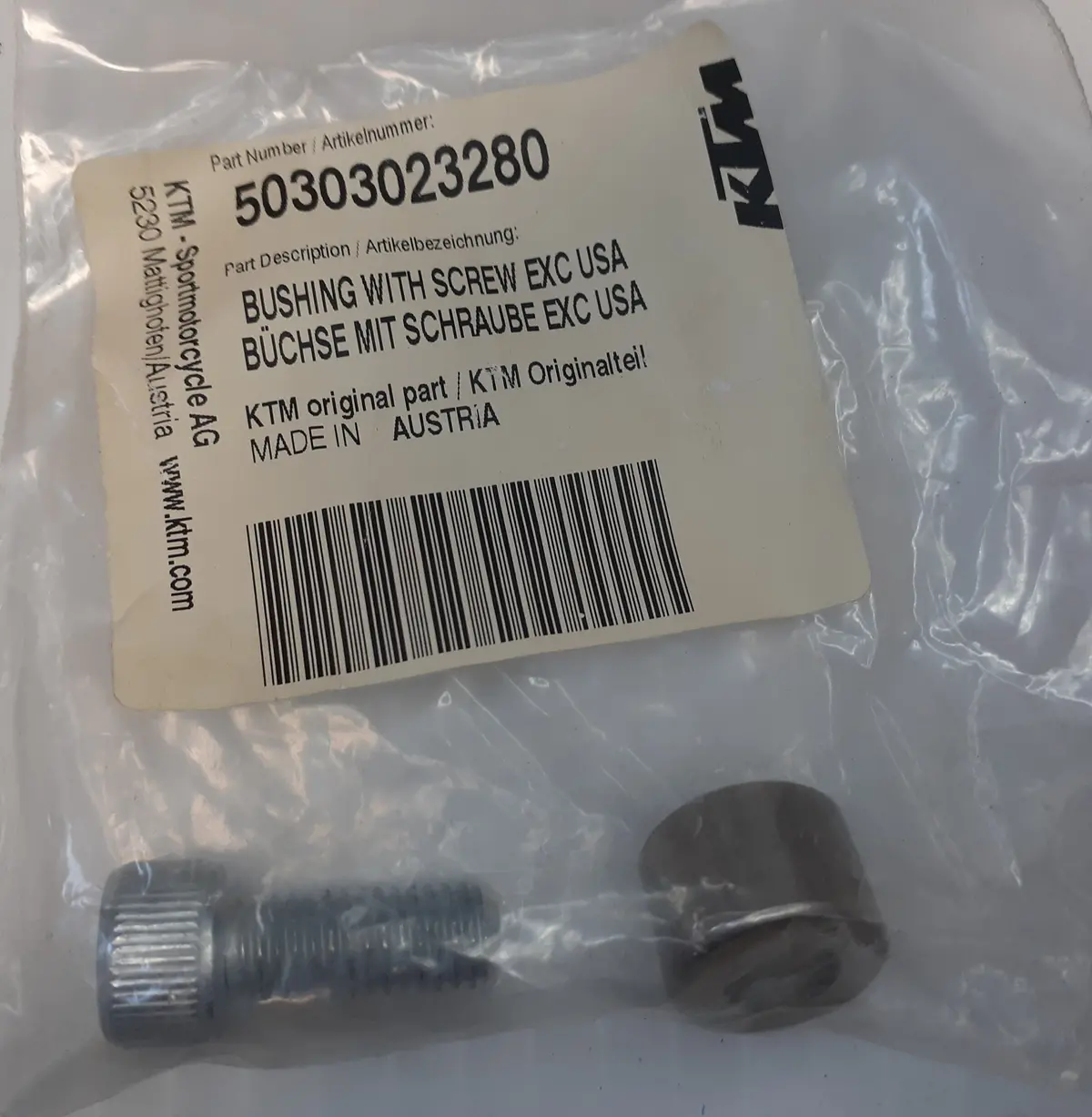 Ktm Side Stand Bushing And Screw 1