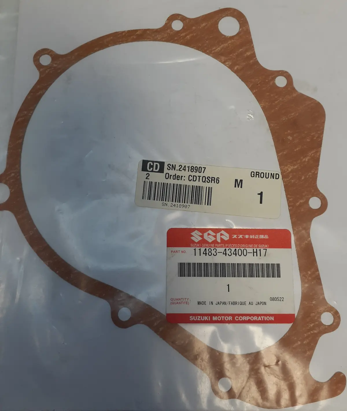 Gs550 Crankcase Gasket 1
