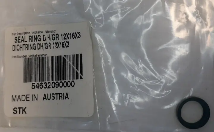 Ktm Seal Ring 12X16x3 1