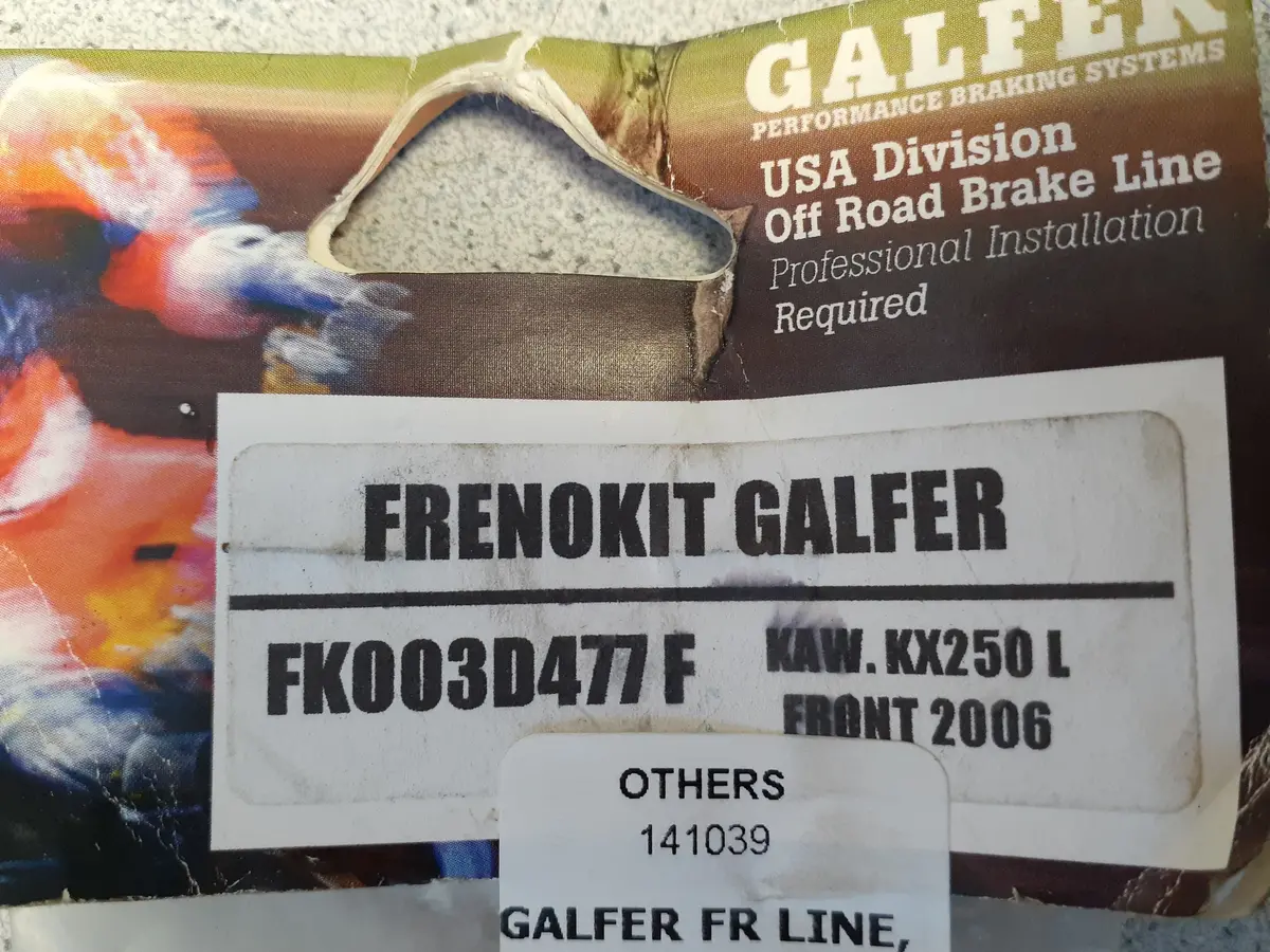Kx-F, Rm-Z, Kx Galfer Brake Line 1