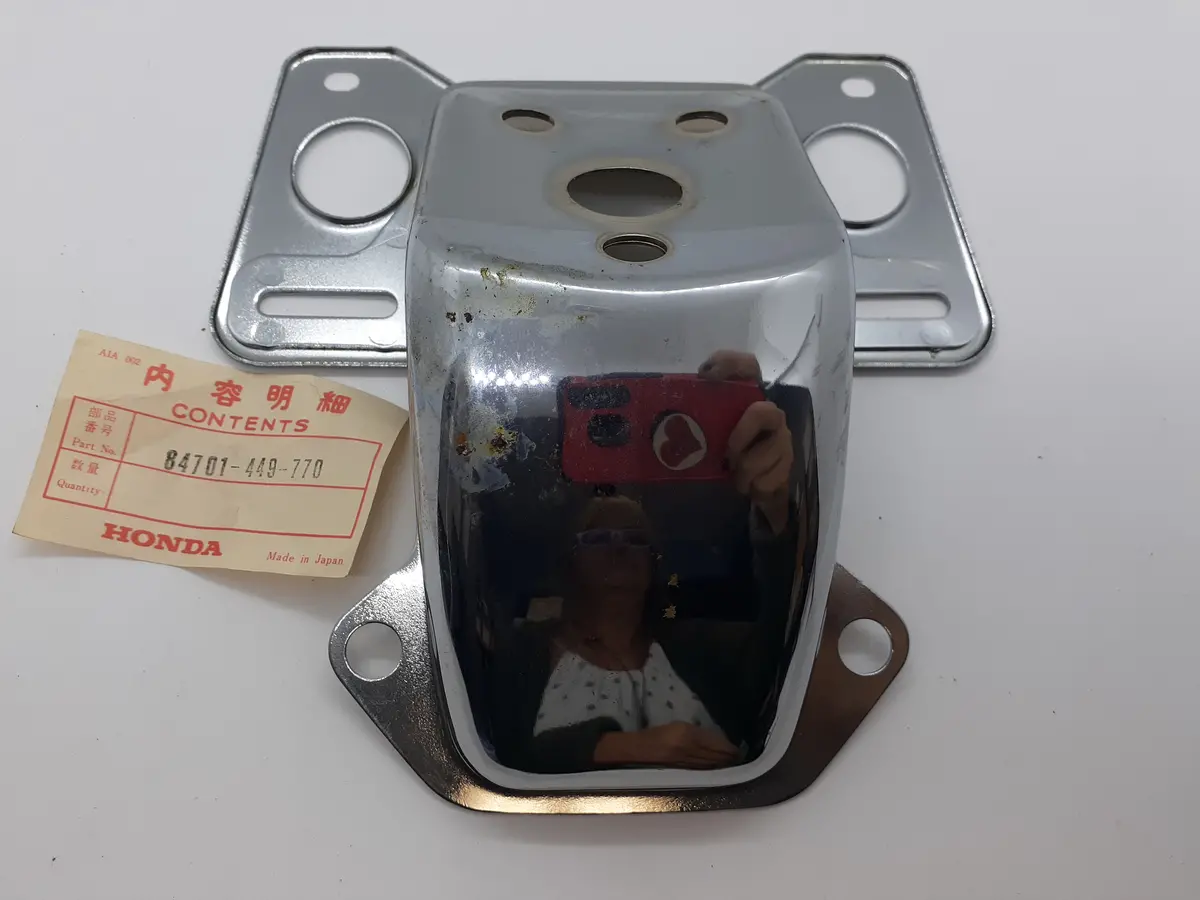 Cx500 Taillight License Bracket 1