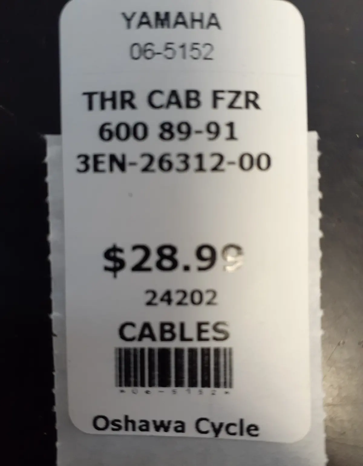 Fzr 600 Throttle Cable 1