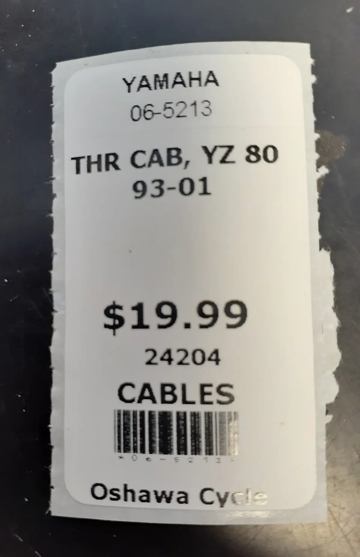Yz80 Throttle Cable 1