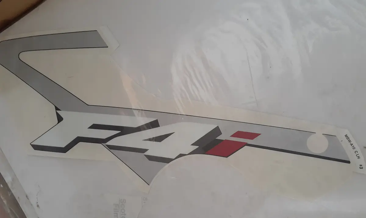 Cbr600f4 Lower Left Cowl Stripe C 1
