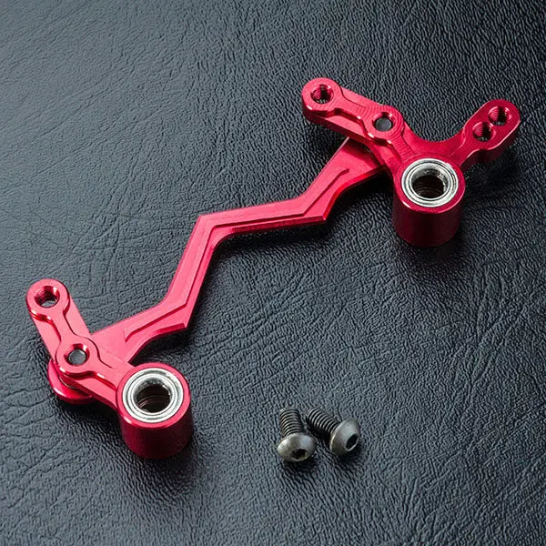 210122R Alum. Steering Arm Set (Red) 1