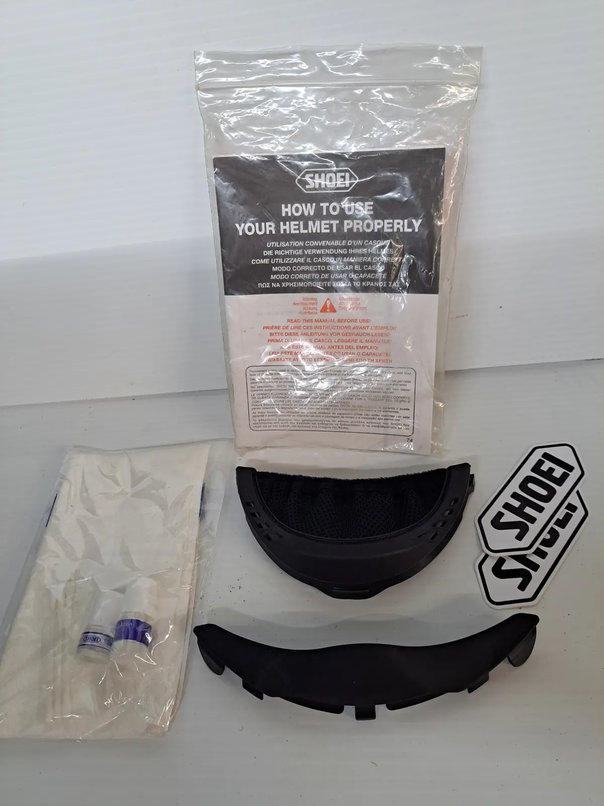 Shoei Breath Guards 1