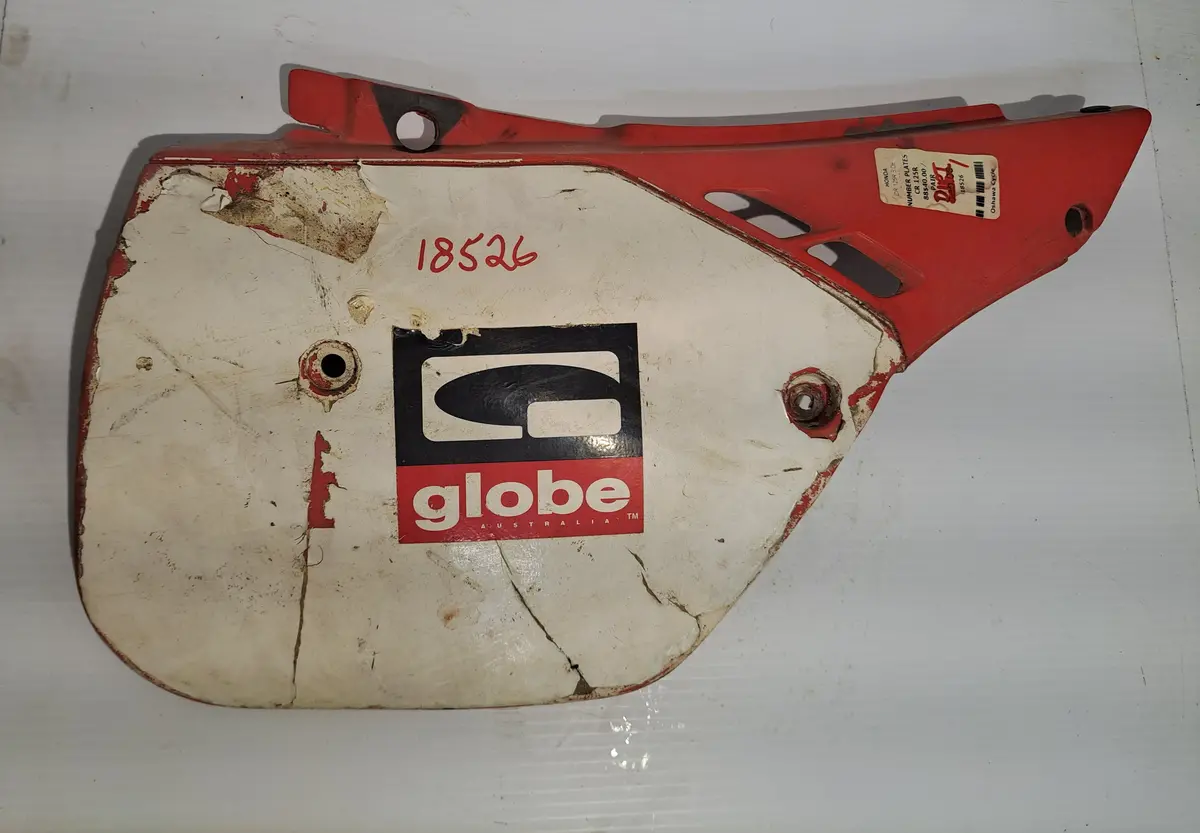 1988 Cr125/250/500 Right Number Plate 1