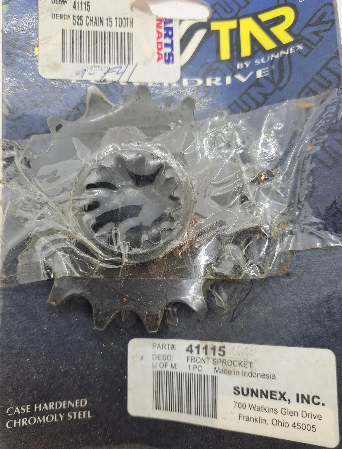 Cbr600 F4i Front 15T Sprocket 1