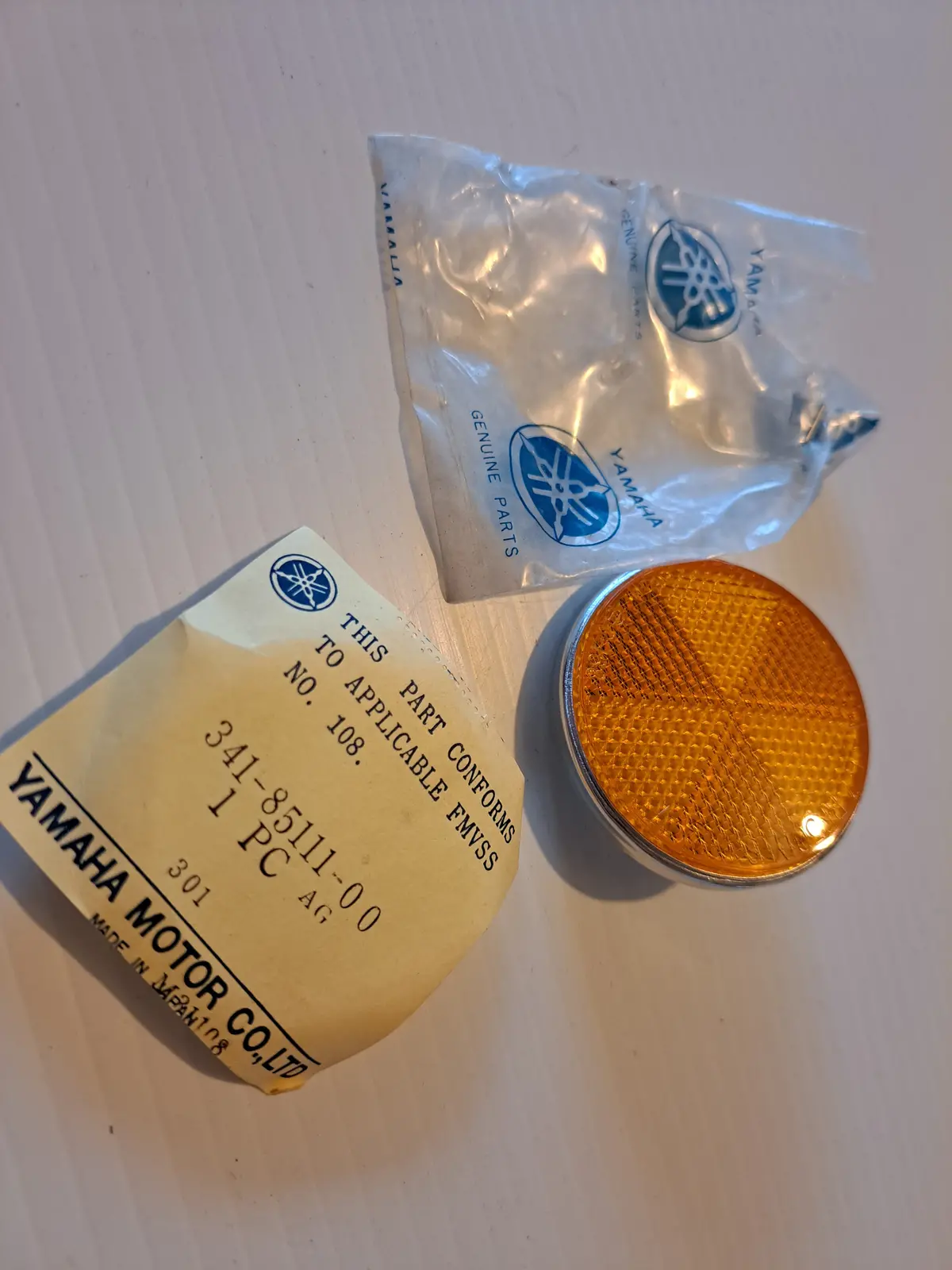 Vintage Yamaha Front Reflector 1