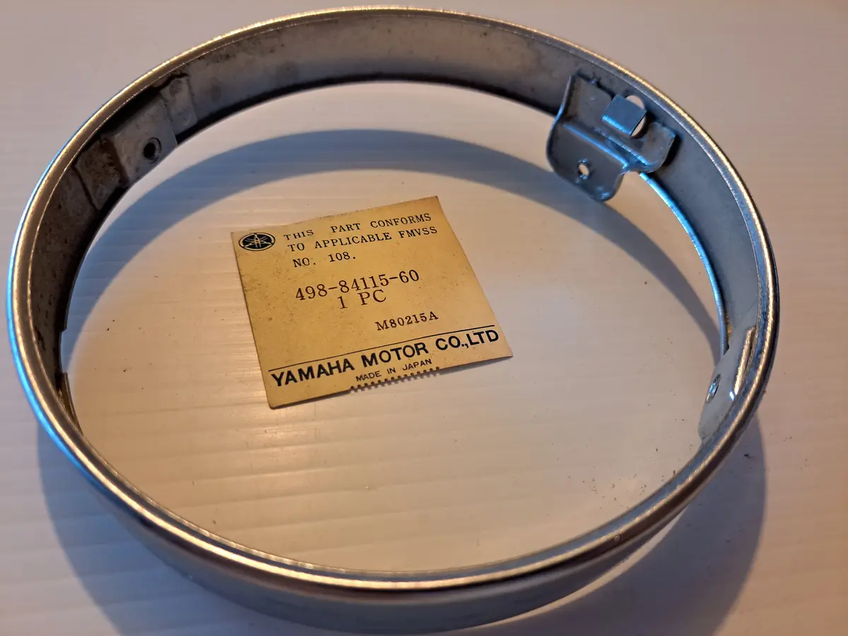 Yamaha Vintage Headlight Rim 1