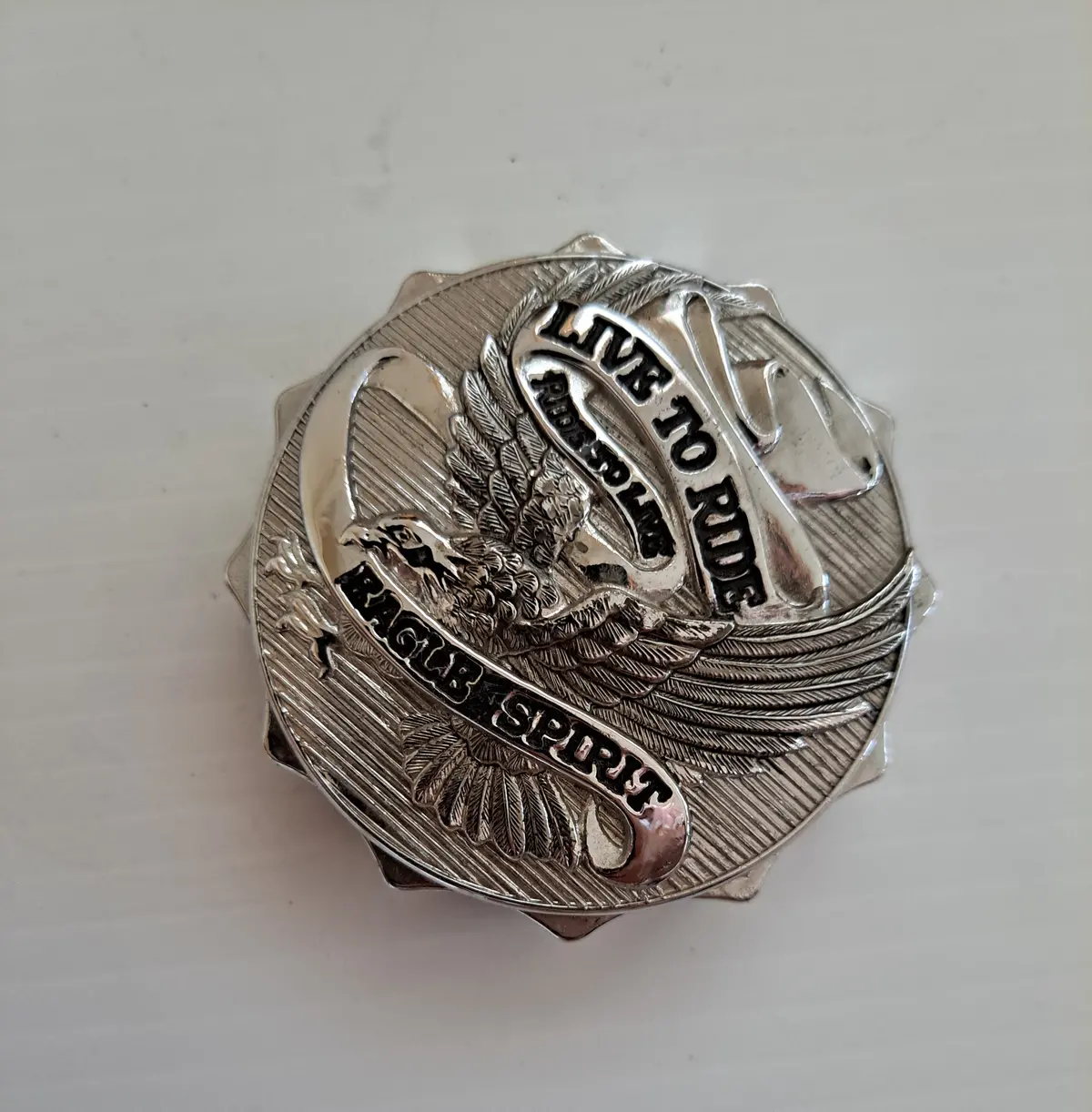 Harley Davidson Live To Ride Gas Cap 1