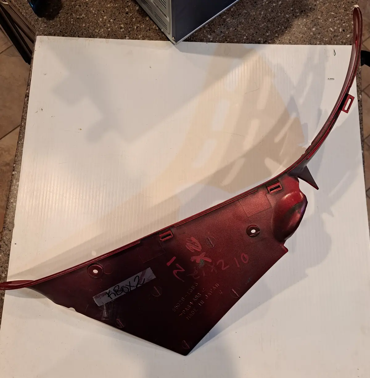 Zx-12R Right Front Cowl Red 1