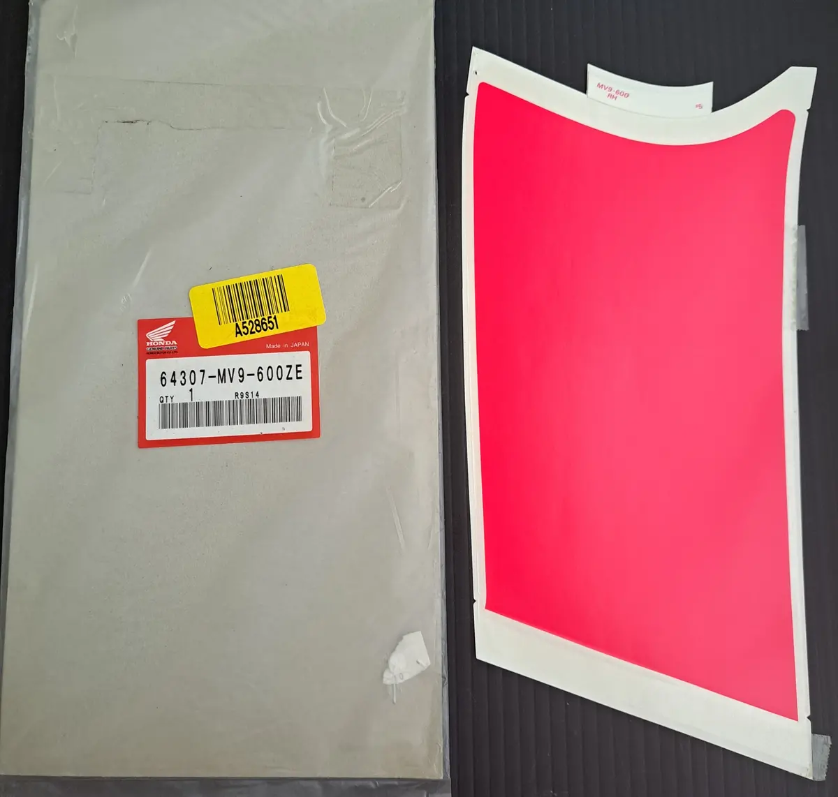 Cbr600f2 Cowl Decal 1