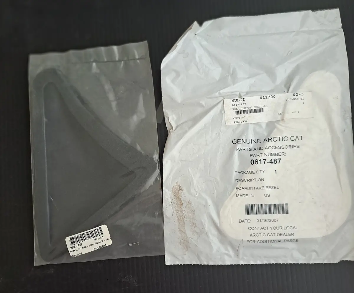 Sno Pro, M6 M8 Left Intake Bezel And Foam 1
