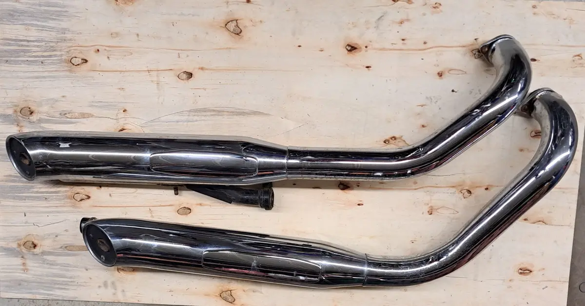 Vulcan 800 Exhaust Pipe Mufflers 1