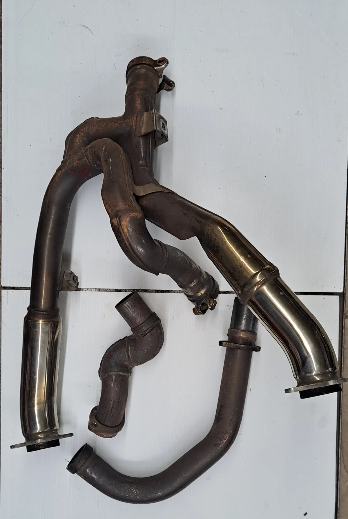 Sv1000 Front Exhaust Pipe Headers 1