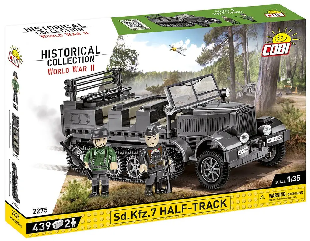 Cobi-2275 Cobi 439 Pcs Hc Wwii /2275/ Sd.Kfz.7 Half-Track 1