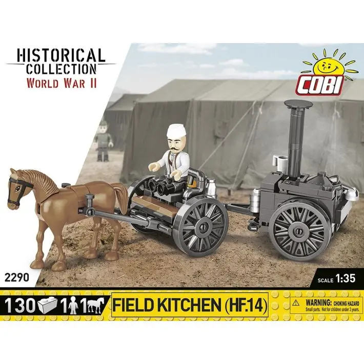 Cobi-2290 Cobi 130 Pcs Hc Wwii /2290/ Field Kitchen (Hf.14) 1