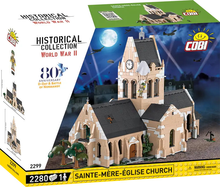 Cobi-2299 Sainte-Mere-Eglise Church 1