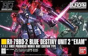 1:144 Rx-79Bd-2 Blue Destiny Unit 2 "Exam" (Hg) 1