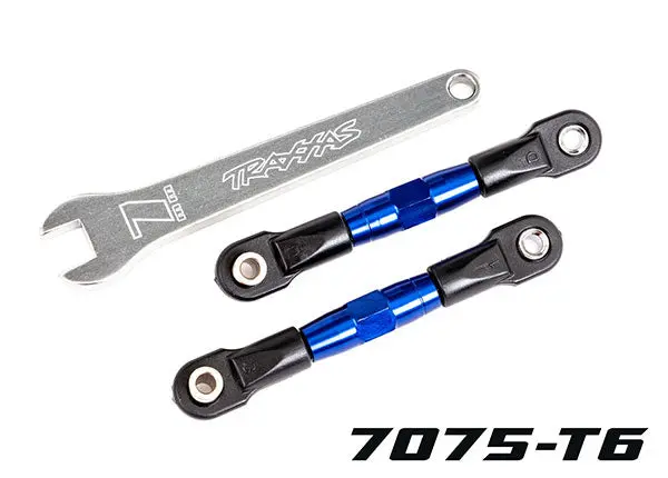 2443X Traxxas Camber Links, Rear Blue 1