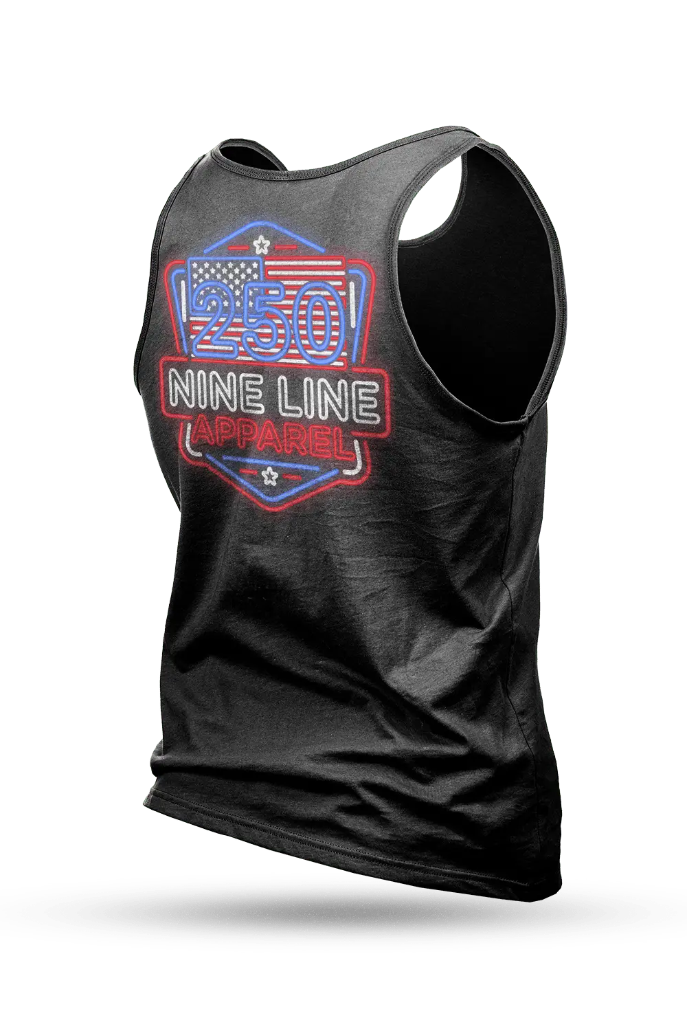 250Th Nine Line Neon - Men's Tank Top 1