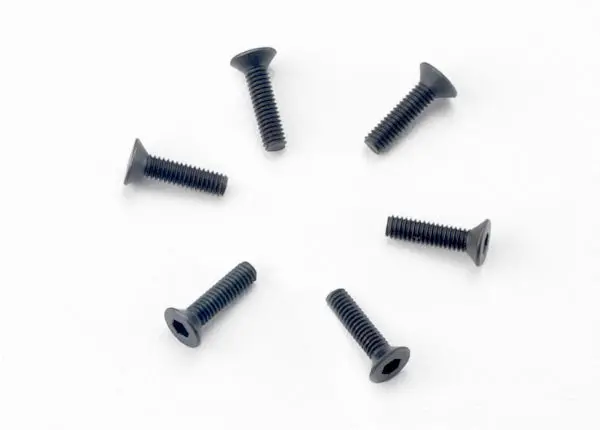 2523 Screws, 2.5X10mm Countersunk Machine (Hex Drive) (6) 1