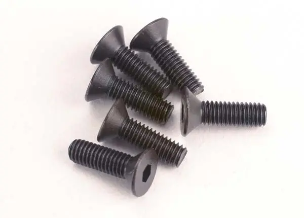 2551 Screws, 3X10mm Countersunk Machine (6) (Hex Drive) 1