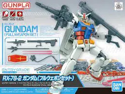 Entry Grade: Rx-78-2 Gundam Full Weapon Set 1