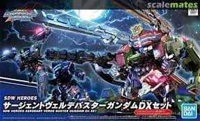 Sdw Heroes: Sergeant Verde Buster Gundam Dx Set 1