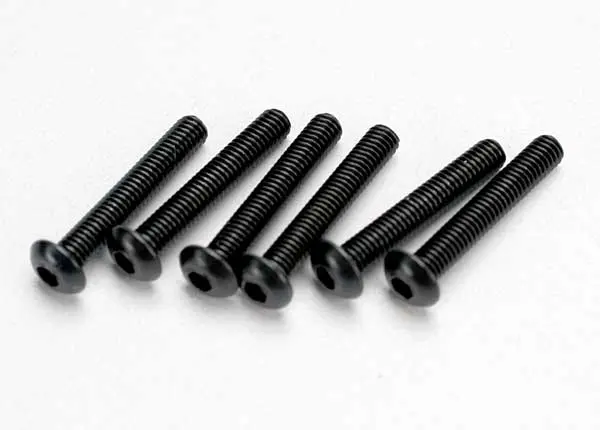 2583 Screws, 3X18mm Button-Head Machine (Hex Drive) (6) 1
