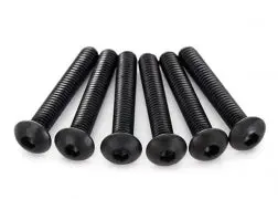 2597 Screws, 4X22mm Button-Head Machine (Hex Drive) (6) 1