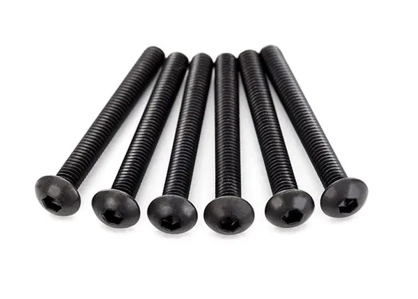 2598X Screws, 4X30mm Button-Head Machine (Hex Drive) (6) 1