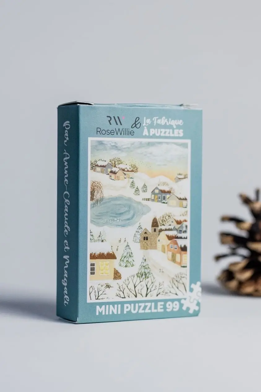 Winter Town 99-Piece Puzzle 1
