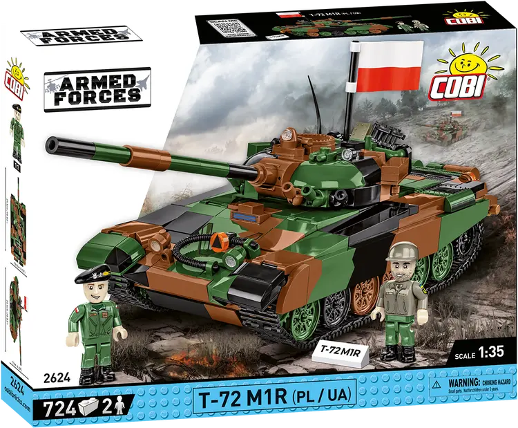 Cobi-2624 Cobi 724 Pcs Armed Forces /2624/ T-72 M1r 2In1 Pl&Ukr 1