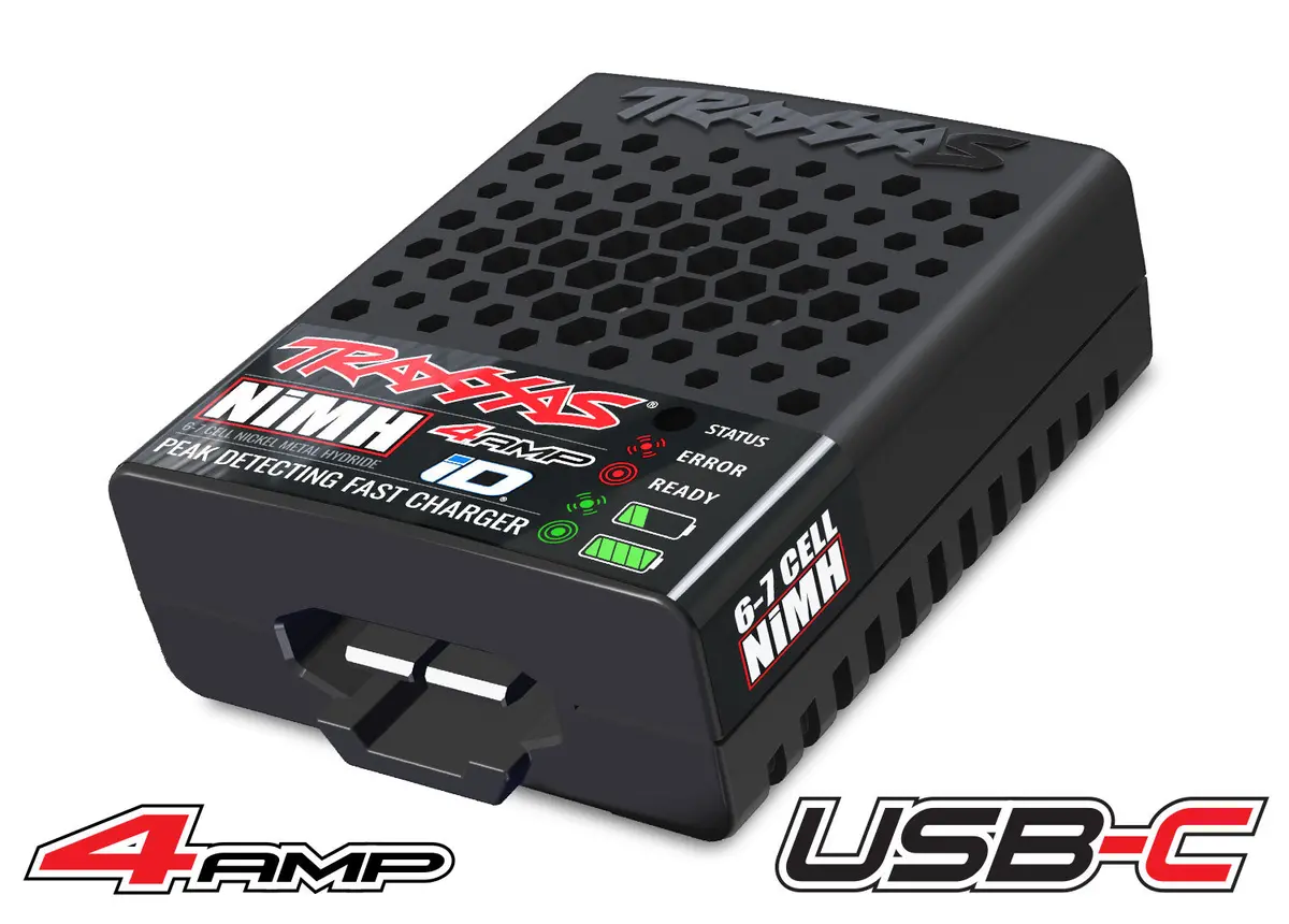 2982 Traxxas Usb-C Nimh-Only Charger, 40W With Id 1