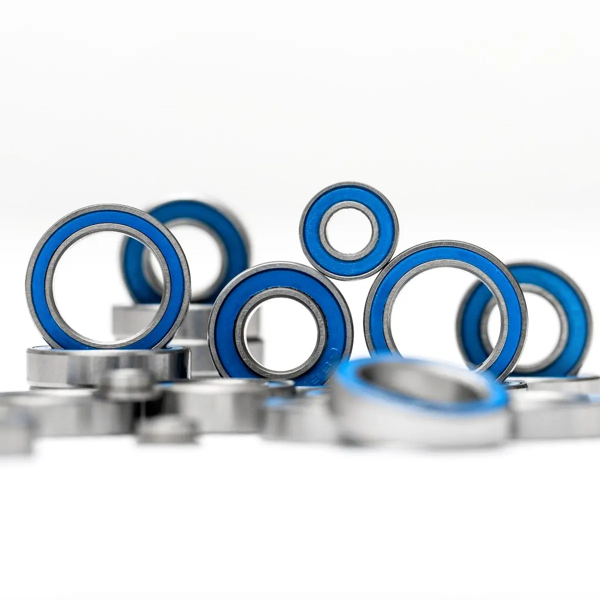 Blue Rubber Sealed Bearings 1
