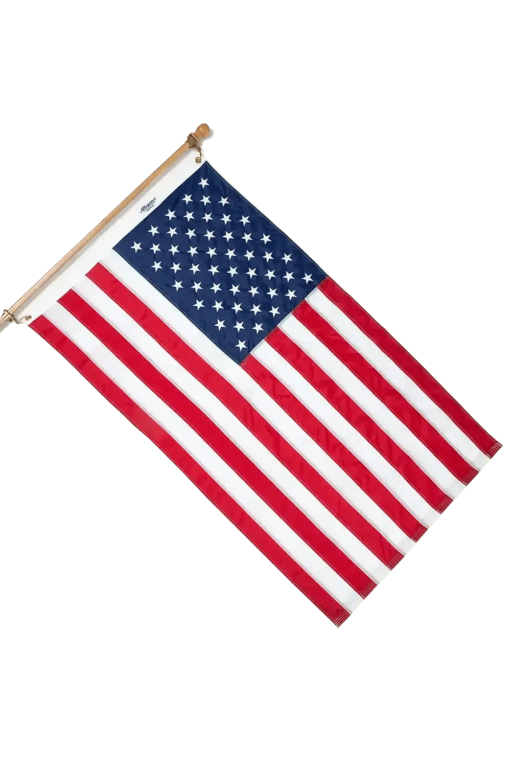 3' X 5' Classic American Flag And Pole Set 1